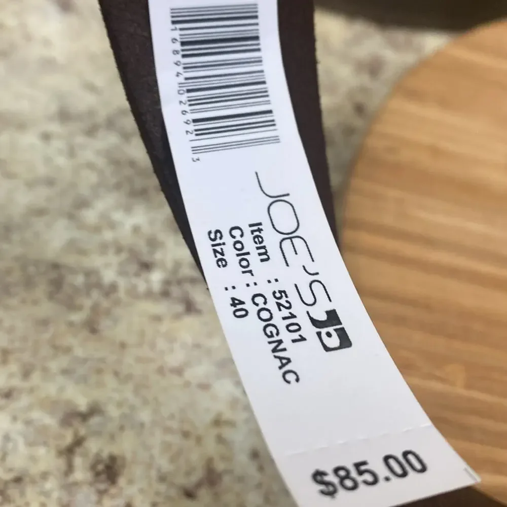 Joe’s NWT brown men’s genuine leather belt